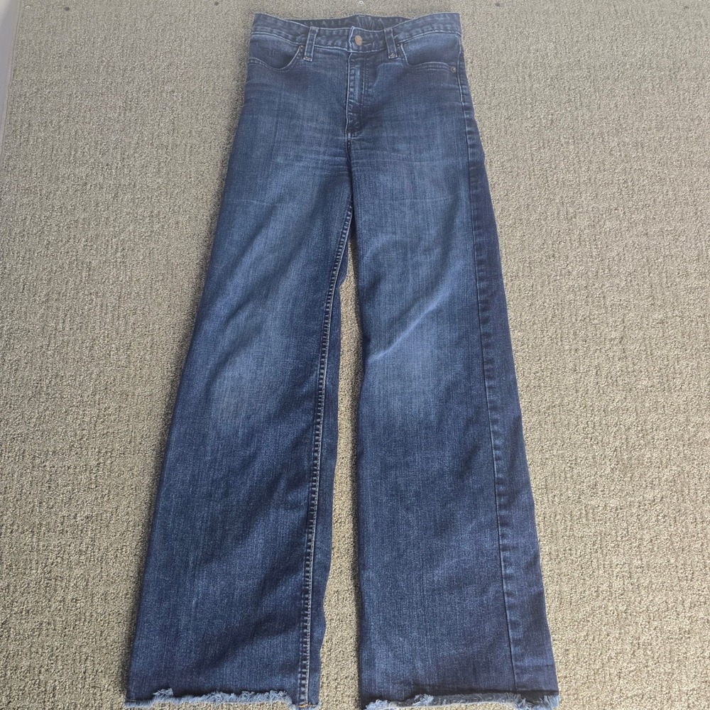 Kimes Ranch Olivia Wide Leg Jeans Dark Wash High Rise Denim Size 4/32
